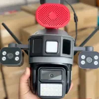 دوربین و دزدگیر باهم ۳لنز آژیردار/دوربین مداربسته