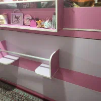 تخت دوطبقه تاشو|تخت و سرویس خواب|مشکین‌دشت, |دیوار