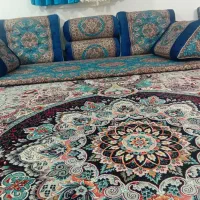 فروش ویژه ست سنتی پشتی و متکا زیر انداز