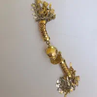 گوشواره طلا جفت ایتالیایی