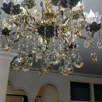 لوستر برنجی بزرگ