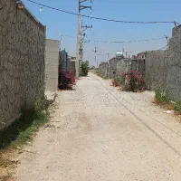 زمین باغچه  محدوده پشت پمپ بنزین نساروند