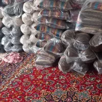شاه‌نشین وپشتی بالشت گرد|رختخواب، بالش، پتو|سمنان, |دیوار