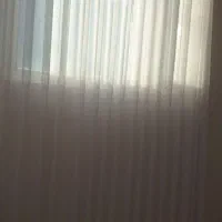 پرده حریره سفید مینیمال