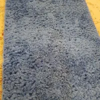 فرش ماشینی فلوکاتی زمینه آبی