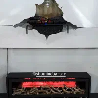 شومینه برقی ۳بعدی وارداتی