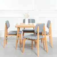 میز ناهارخوری گیتاری میز و صندلی راش باضمانت کیفیت