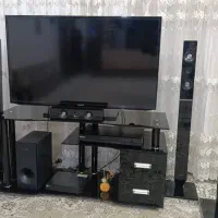 میز تلویزیون به همراه باندها|پخش‌کننده DVD و ویدیو|اصفهان, خوراسگان|دیوار