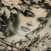 تابلو فرش اشک پاییز|تابلو فرش|تهران, حکیمیه|دیوار