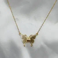 گردنبند پروانه مگنتی|زیورآلات و اکسسوری|مهاباد (آذربایجان غربی), |دیوار