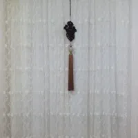 پرده کلا ۲۰ متری به همراه کتیبه و آویز پرده