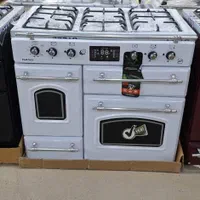 اجاق گاز تمام استیل لمسی چهار درب تنوع رنگ گنجینه