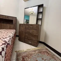 سرویس خواب دو نفره با تشک|تخت و سرویس خواب|تهران, دریاچه شهدای خلیج فارس|دیوار