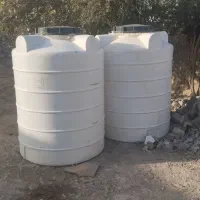 دو عدد تانکر 1000لیتری فقط دو مرتبه استفاده شده