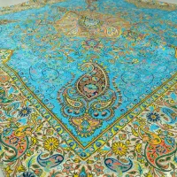 رومیزی ترمه یراق دوزی جقه رانر