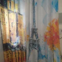 دوپنل پرده|پرده، رانر، رومیزی|مسجد سلیمان, |دیوار