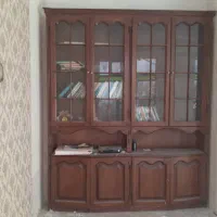 کمد کتابخانه چوبی 2/20×2|کتابخانه، شلف، قفسههای دیواری|اردبیل, |دیوار