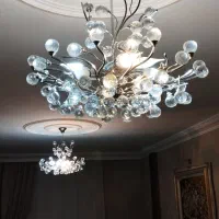 لوستر فلز و شیشه