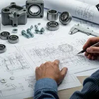 نقشه کشی صنعتی و طراحی قالب سنبه ماتریس