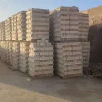 آجر لفتون ده سوراخه آجرسه طرف نما قرمزگلبهی عراقی|مصالح و تجهیزات ساختمان|برخوار, |دیوار