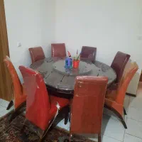 میز نهارخوری ۸نفره مدل گرد|میز و صندلی غذاخوری|پردیس, فاز ۳|دیوار