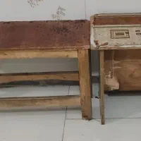 فروش پنج عدد صندلی،نیمکت کارگاهی چوبی|صندلی و نیمکت|قدس, شهر‌قدس|دیوار
