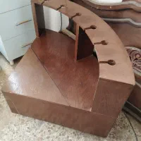 میز دکوری چوبی مثلثی و قابل ارسال