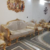 مبل سلطنتی ورق طلا نو مناسب جهزیه