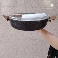 قابلمه و ماهیتابه گرانیت ۱۲پارچه مدل آویز