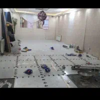 کاشی کاری و سنگ کاری و سنگ پله