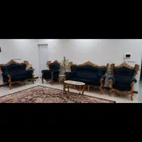 مبلمان 7نفره با عسلی و جلو مبلی