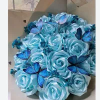 دسته گل با ربان