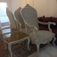 مبلمان استیل ۷ نفره|مبلمان خانگی و میز عسلی|تهران, تهرانسر شمالی|دیوار