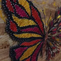 تابلو تلفیقی نخ ومیخ و رزین|تابلو، نقاشی، عکس|گنبد کاووس, |دیوار