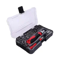 ست همه کاره پیچ گوشتی و بکس ۵۵ تیکه رونیکس|ابزارآلات|یزد, |دیوار