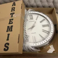 ساعت دیواری بزرگ فلزی کاملا تازه برند آرتمیس
