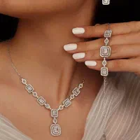 نیمست نقره جذاب باسرویس دستبند نقره|بدلیجات|تبریز, |دیوار
