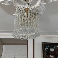لوستر برنجی رنگ ثابت|لوستر و چراغ آویز|تهران, ستارخان|دیوار
