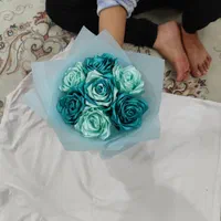 گل ربانی|گل مصنوعی|قم, وادی السلام|دیوار