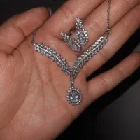 گوشواره گردن بند سرویس نیم ست