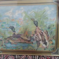 قاب بزرگ باشیشه  وکوبلن های قدیمی باقاب|تابلو، نقاشی، عکس|شاهین‌شهر, بانک استان|دیوار