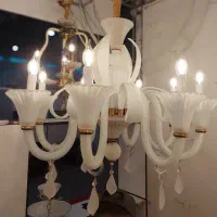 لوستر ۸ شاخه هورا یخی