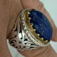 انگشتر لاجورد کار دست استاد شاهرخ یه کار واقعا خاص
