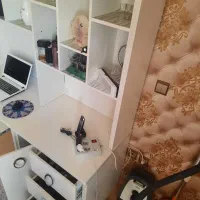 کتابخانه ومیز کامپیوتر|میز تحریر و کامپیوتر|اندیشه, اندیشه فاز ۳|دیوار
