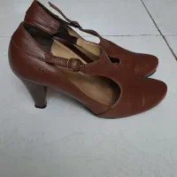 دو جفت کفش چرم اصل و صندل سایز ۳۷