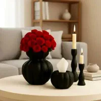 دکوری شیک.اکسسوری.گلدان.سنگ مصنوعی