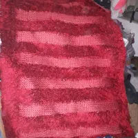 قالیچه دومتری پفکی فانتزی دسته دوم قرمز