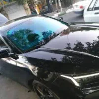 دودی شیشه جلو ۱۶۵۰ تومن آبی هفت رنگ کرج چک و اقساط