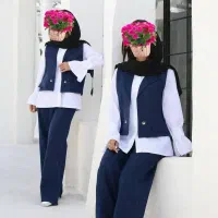 سه تیکه جلیقه شلوار شومیز