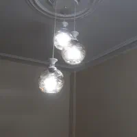 لوستر ۳ شاخه آشپزخونه یا اتاق خواب|لوستر و چراغ آویز|اندیشه, اندیشه فاز ۳|دیوار